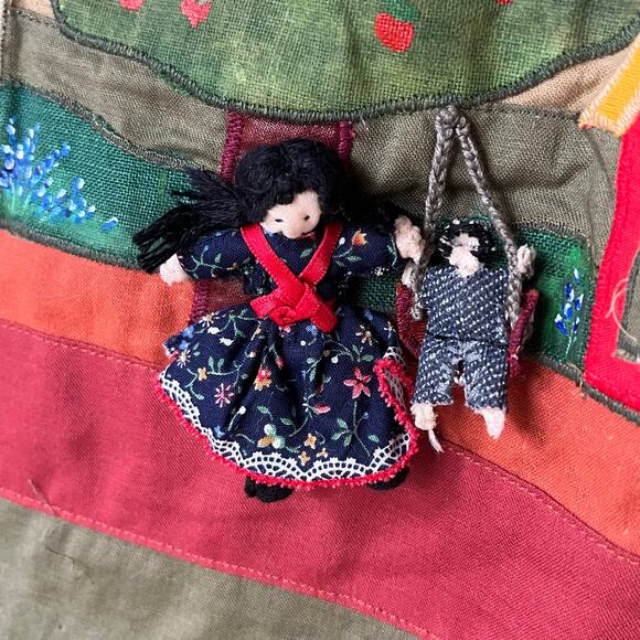 Women's Handmade Teacher Skirt School Theme Tan A-Line Size XS/S - Picture 4 of 8